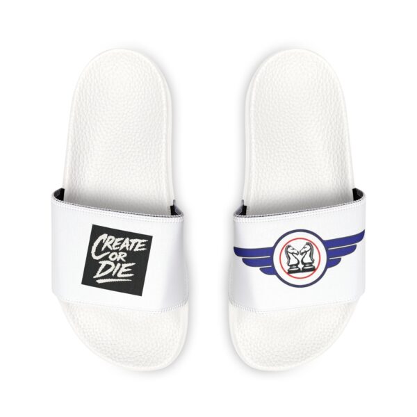Men's Removable-Strap Sandals, Comfortable Slip-On Shoes, Casual Summer Footwear, Trendy Pool Slides, Perfect for Beach Days, Create or Die - Image 3