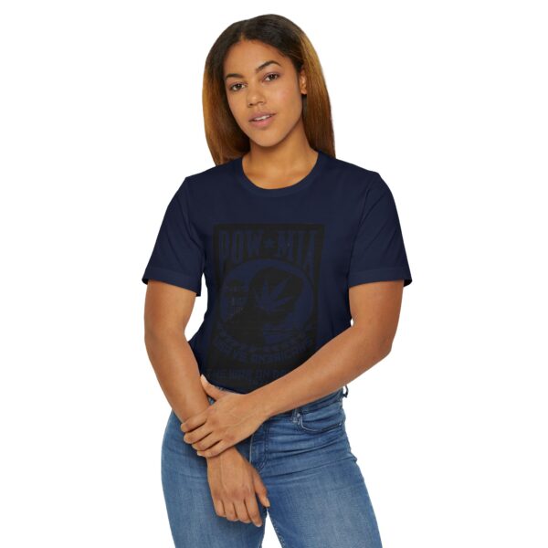 Vintage Inspired Unisex Jersey T-Shirt, Cannabis Graphic Tee, POW-MIA Tribute Shirt, Statement T-Shirt, Gift for Activists - Image 48