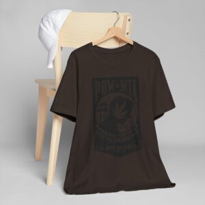 Vintage Inspired Unisex Jersey T-Shirt, Cannabis Graphic Tee, POW-MIA Tribute Shirt, Statement T-Shirt, Gift for Activists - Image 15