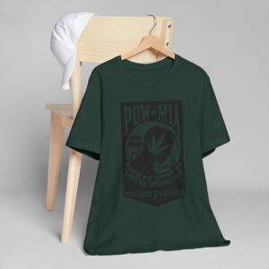 Vintage Inspired Unisex Jersey T-Shirt, Cannabis Graphic Tee, POW-MIA Tribute Shirt, Statement T-Shirt, Gift for Activists - Image 35