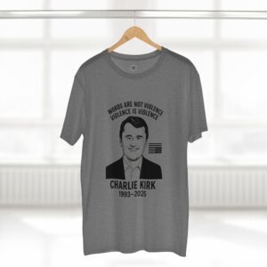 “Wear the Legacy. 10% of every shirt supports Turning Point USA in Charlie Kirk’s honor.”Charlie Kirk Quote Tee, Casual Graphic T-Shirt, Political Statement Shirt, Unique Gift for Activists, Everyday Wear - Image 12