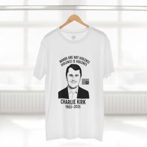 “Wear the Legacy. 10% of every shirt supports Turning Point USA in Charlie Kirk’s honor.”Charlie Kirk Quote Tee, Casual Graphic T-Shirt, Political Statement Shirt, Unique Gift for Activists, Everyday Wear - Image 4