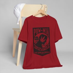 Vintage Inspired Unisex Jersey T-Shirt, Cannabis Graphic Tee, POW-MIA Tribute Shirt, Statement T-Shirt, Gift for Activists - Image 55