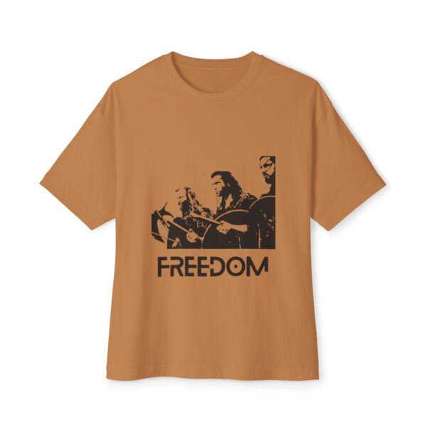 Freedom Graphic Oversized Tee, Unisex Boxy Tee, Casual Wear, Statement Shirt, Gift for Him or Her, Music Festival Attire, Summer Outfit - Image 13