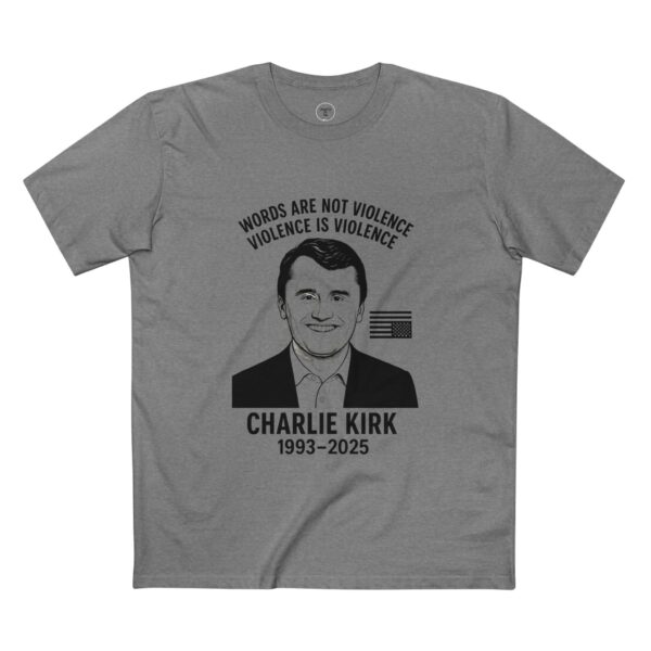 “Wear the Legacy. 10% of every shirt supports Turning Point USA in Charlie Kirk’s honor.”Charlie Kirk Quote Tee, Casual Graphic T-Shirt, Political Statement Shirt, Unique Gift for Activists, Everyday Wear