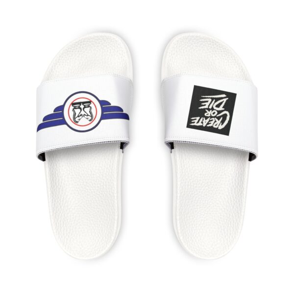 Men's Removable-Strap Sandals, Comfortable Slip-On Shoes, Casual Summer Footwear, Trendy Pool Slides, Perfect for Beach Days, Create or Die - Image 2