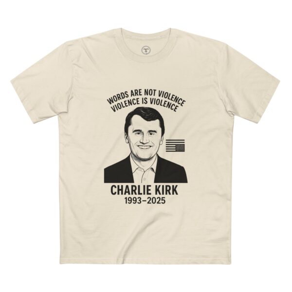 “Wear the Legacy. 10% of every shirt supports Turning Point USA in Charlie Kirk’s honor.”Charlie Kirk Quote Tee, Casual Graphic T-Shirt, Political Statement Shirt, Unique Gift for Activists, Everyday Wear
