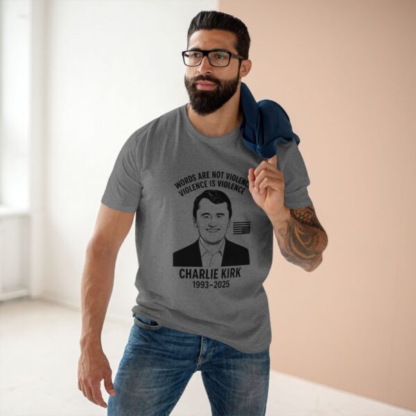 “Wear the Legacy. 10% of every shirt supports Turning Point USA in Charlie Kirk’s honor.”Charlie Kirk Quote Tee, Casual Graphic T-Shirt, Political Statement Shirt, Unique Gift for Activists, Everyday Wear