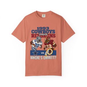 Cowboys vs Redskins Retro T-shirt, Sporty Vintage Tee, Football Fan Shirt, Unisex Graphic Tee, Game Day Apparel - Image 5