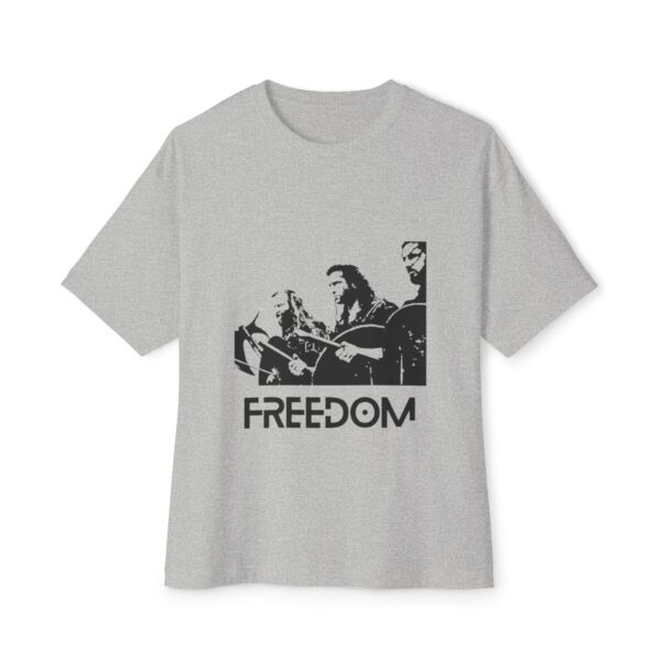 Freedom Graphic Oversized Tee, Unisex Boxy Tee, Casual Wear, Statement Shirt, Gift for Him or Her, Music Festival Attire, Summer Outfit - Image 17