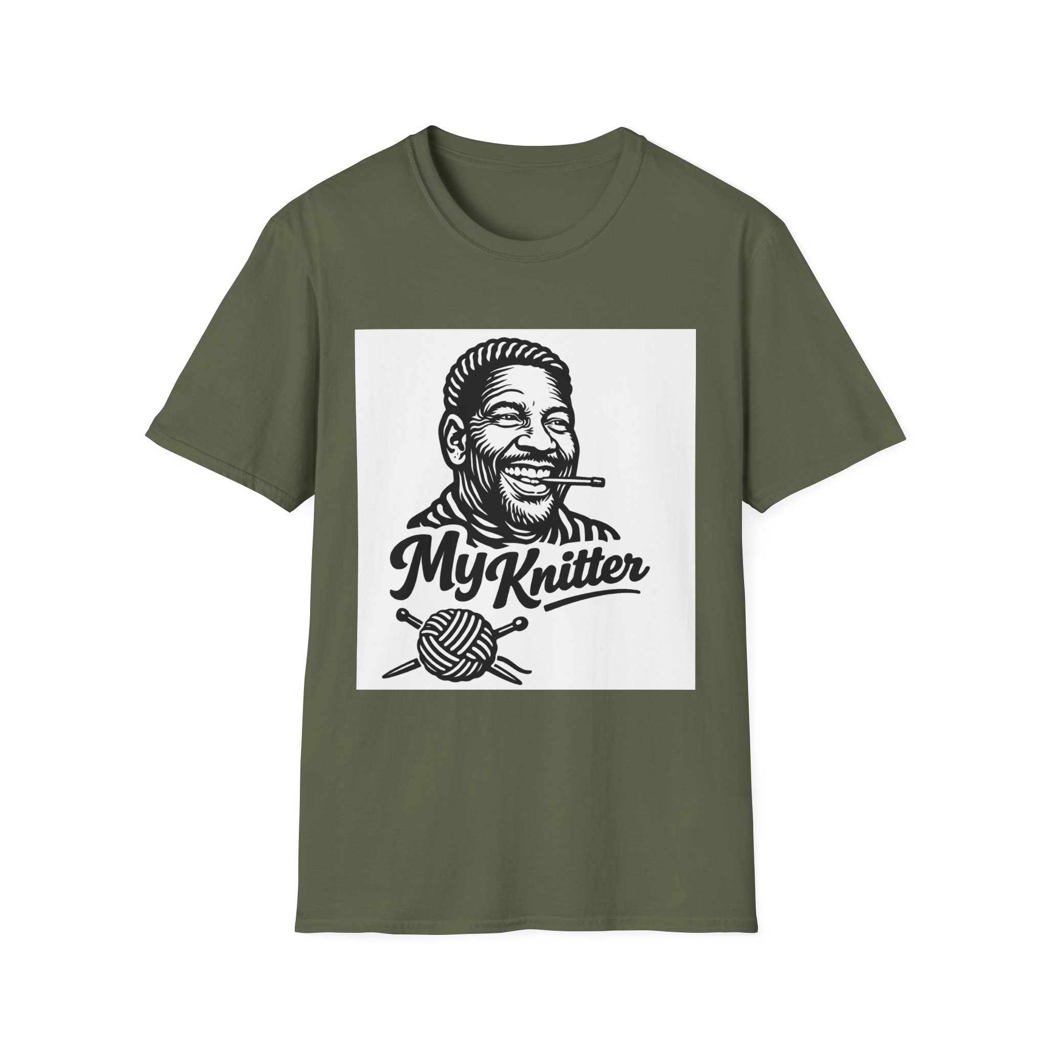 “My Knitter – Stay Trained Up” Tee - Image 12