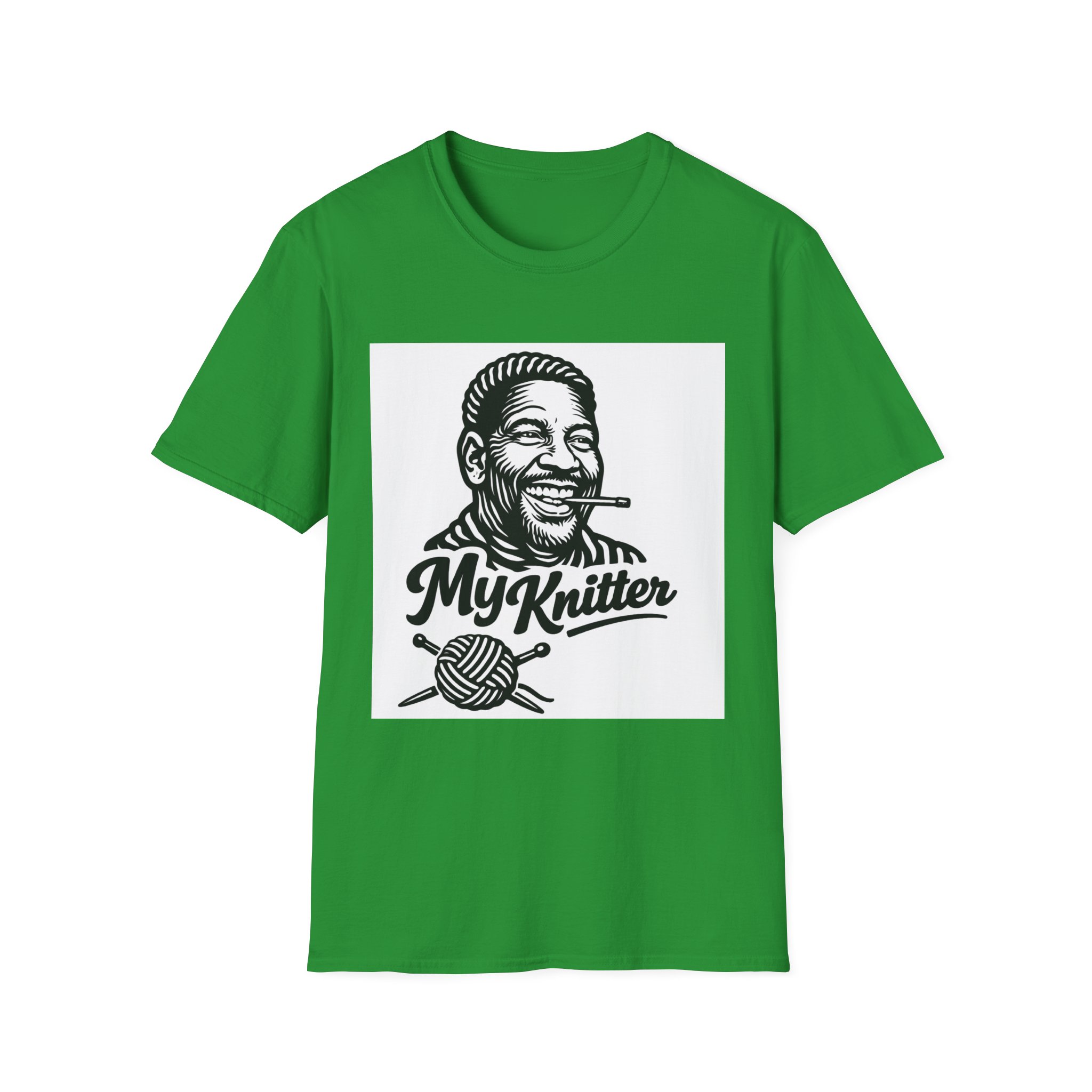 “My Knitter – Stay Trained Up” Tee - Image 17