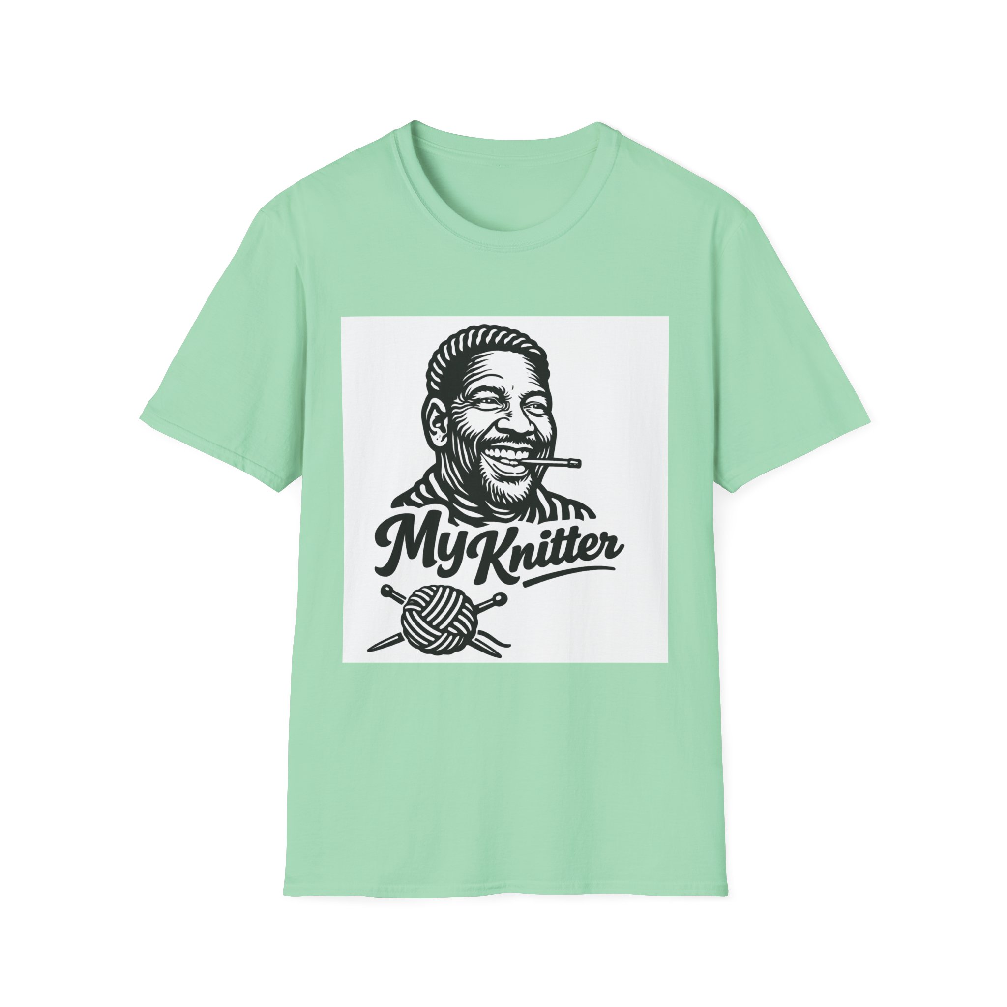 “My Knitter – Stay Trained Up” Tee - Image 13